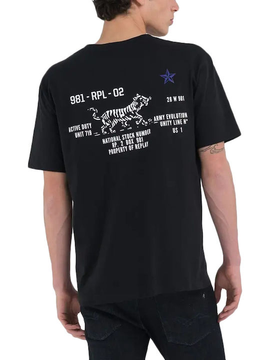 Lettering Tricou Negru