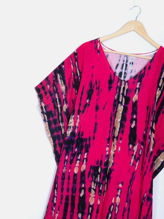 Women's Kaftan Dress Fuchsia