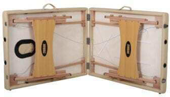 Mobiak Wooden Folding Beige Massage and Physiotherapy Bed 185x70cm