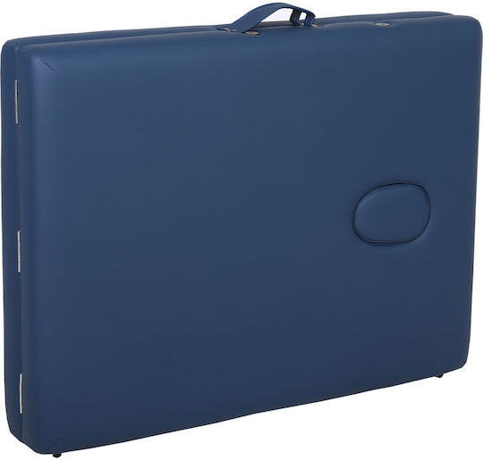 Mobiak Wooden Folding Blue Massage and Physiotherapy Bed 185x70cm