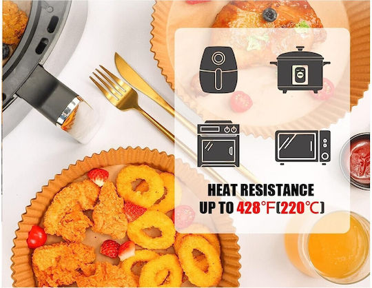 Aj WP Non-stick Papers for Air Fryer 16x16cm 100 Pieces