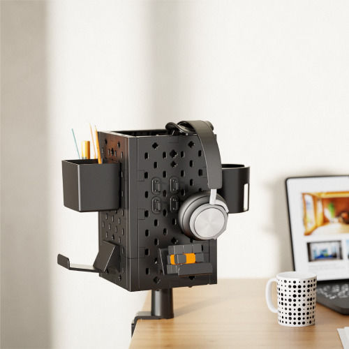 Brateck Hps06-3b Desk Mounted Headphone Stand Black