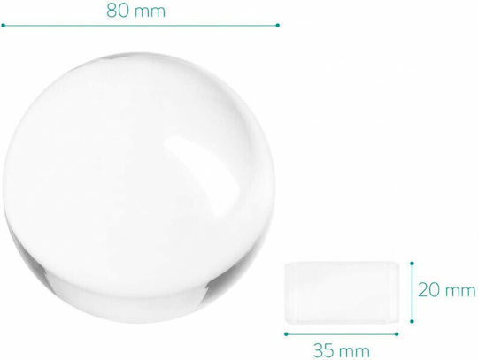 Navaris Dekorative Kugel aus Glas 3.5x2x8cm 1Stück