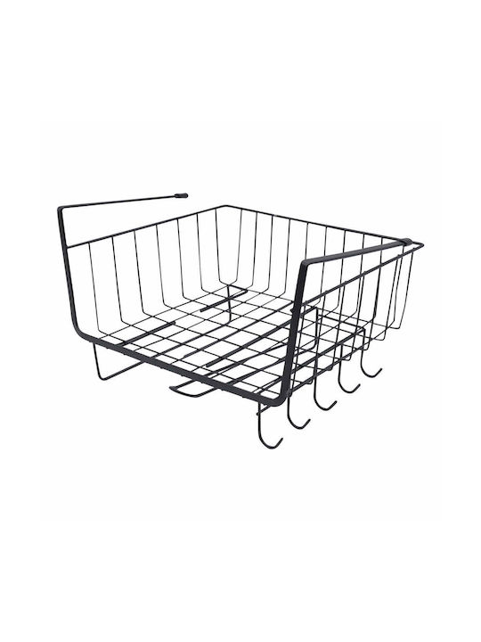 Uncle George Pendant Metal Shelf 30x25x19cm Black