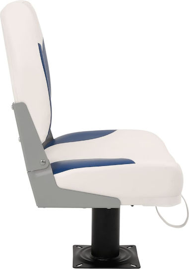 Folding Boat Seat 2 Pcs Blue White 41x36x48 cm 3284284