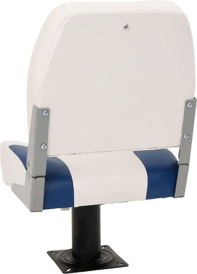 Folding Boat Seat 4 Pieces Blue White 41x36x48 cm 3284287