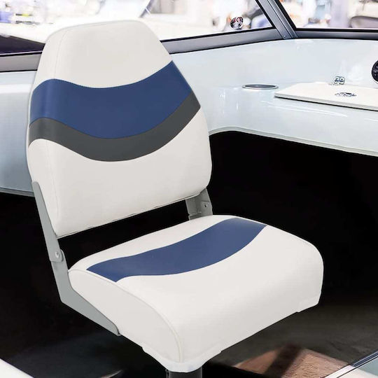 Комплект от 4 броя лодъчни седалки с висока облегалка, сгъваеми 3284313