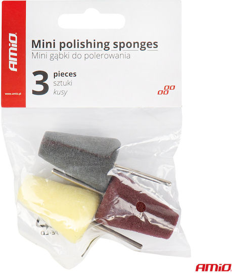 AMiO 03715 Discuri de polizare 30x30mm 3buc