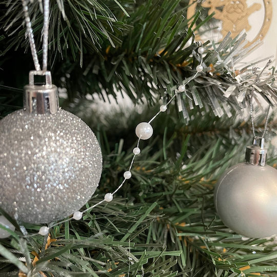Decorative Pearls Christmas Tree Zola Pearly White 5m Various Sizes