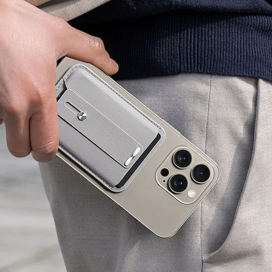 ESR MagSafe Card Case Magnetic Wallet HaloLock in Beige color