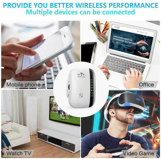 WiFi Extender Einzelband (2,4 GHz) 300Mbps