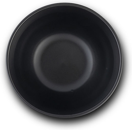 Nava Müslischüssel Rund Keramik Schwarz mit Durchmesser 14.5cm Nava Müslischüssel Rund Keramik Schwarz mit Durchmesser 14.5cm