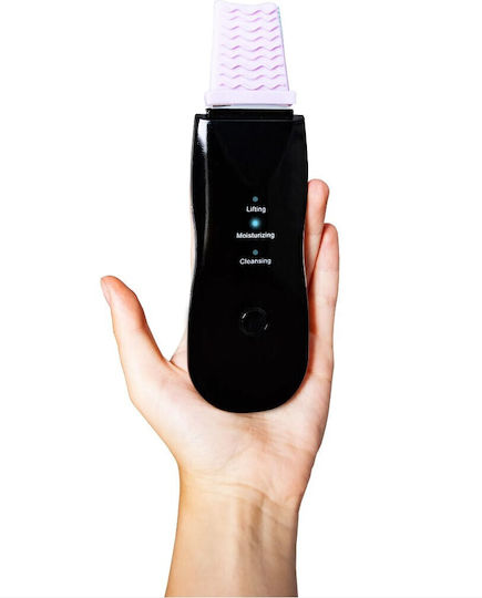 Exfoliant ultrasonic Ubx încărcare USB negru 2 capete de silicon 17.5x5.5x1.5 cm