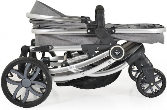 Cangaroo Polly Verstellbar 2 in 1 Baby Kinderwagen Geeignet für Neugeborene Gray