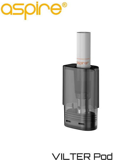 Aspire Vilter E-Zigaretten Ersatzteile Pod in Weißes Farbe 2ml mit Heizwendel 1ohm