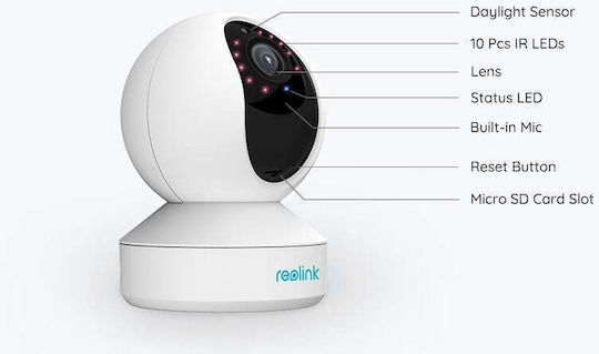 Reolink E1 Zoom IP Surveillance Camera Wi-Fi Full HD+ 5MP with Two-Way Communication