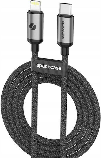 Spacecase Cl05 Regular la Cablu Lightning 20W Negru 1m (122093)