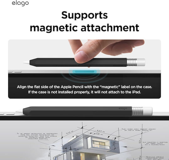 Elago Stylus Case Classic for Apple Pencil (USB-C) Black