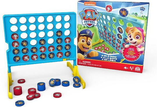 Joc de Societate Paw Patrol Four in a Row pentru 2 Jucători 4+ Ani (EN) Spin Master