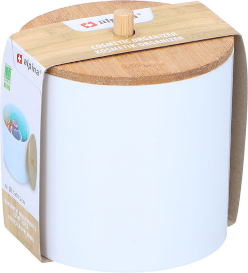 Bamboo 18265 Επιτραπέζια Θήκη Οργάνωσης Πλαστική Λευκή