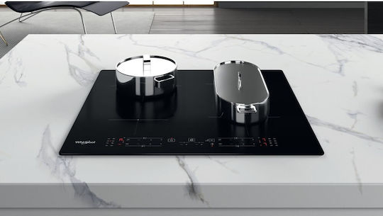 Whirlpool Plită cu Inducție Autonom cu Funcție de Blocare 59x51εκ.