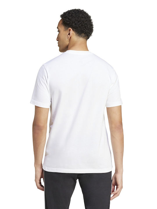 Adidas Badge Ανδρικό Αθλητικό T-shirt Κοντομάνικο White