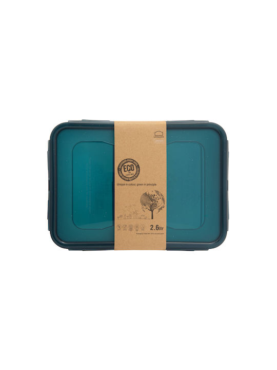 Lock&Lock Plastic Lunch Box Dark Blue 2600ml