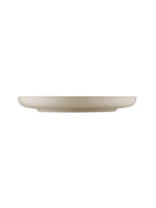 Kutahya Porselen Plate Desert Beige with Diameter 19cm