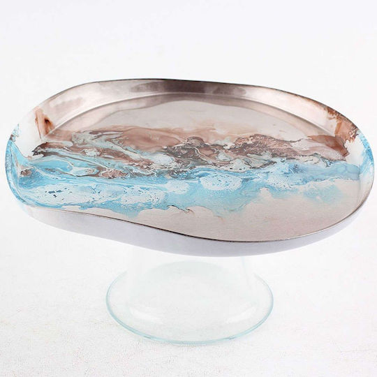 Marva Plate Shallow Glass White with Diameter 21cm Marva Plate Shallow Glass White with Diameter 21cm