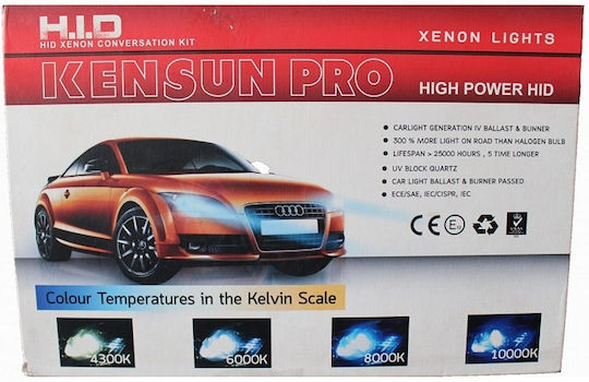 Xenon Σετ Φωτισμού Αυτοκινήτου H7 55W 12V