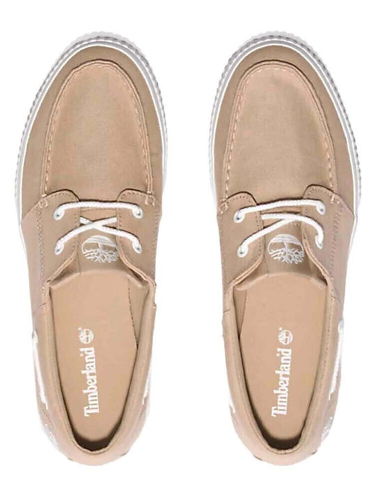 Men's Boat Shoes Beige