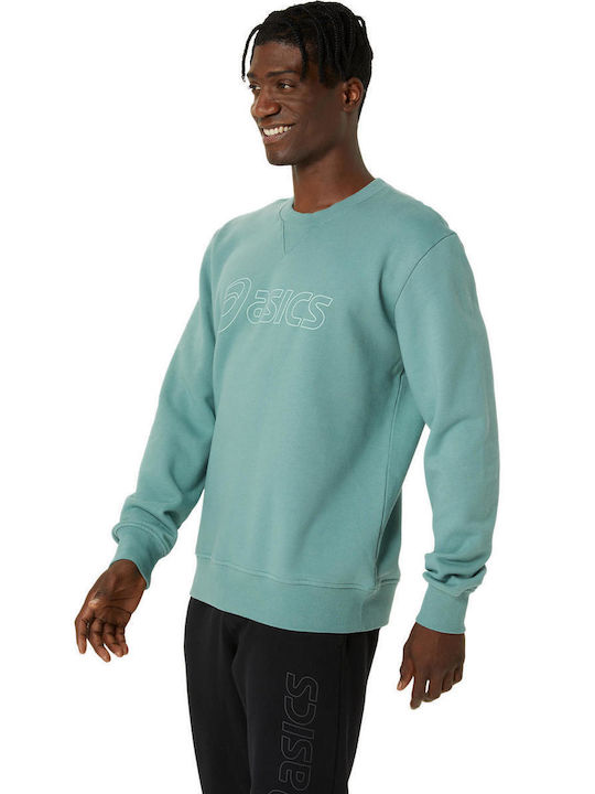 ASICS Men's Sweatshirt Grn