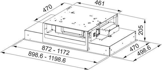 Franke FCMA 90 C XS A KL Μηχανισμός Απορρόφησης 90cm Inox