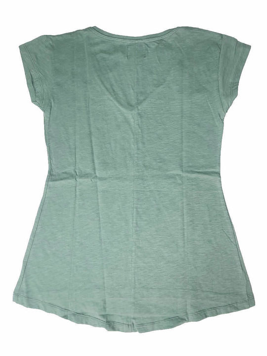 Women's T-shirt Pistachio