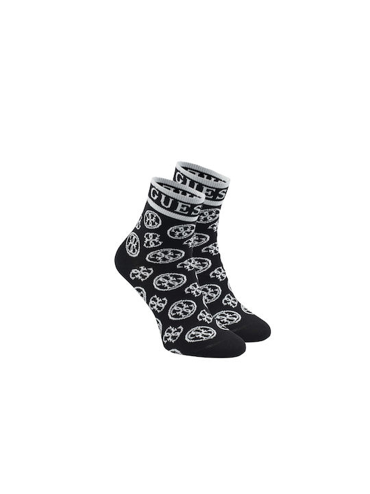 Guess Women's Socks WHITE- BLACK