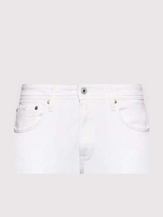 E2 Stanley Men's Jeans Pants with Regular Tapered Fit White