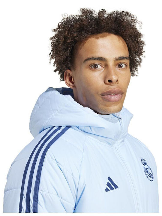 Real Madrid Jacke Hellblau