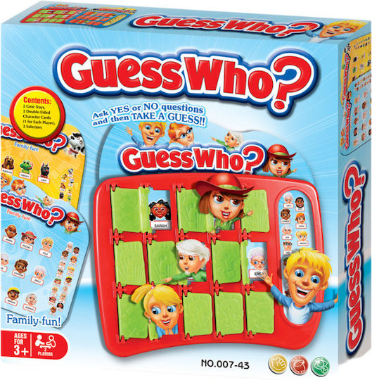 Επιτραπέζιο Παιχνίδι Guess the Character για 2 Παίκτες 3+ Ετών (EN) Bufnitel