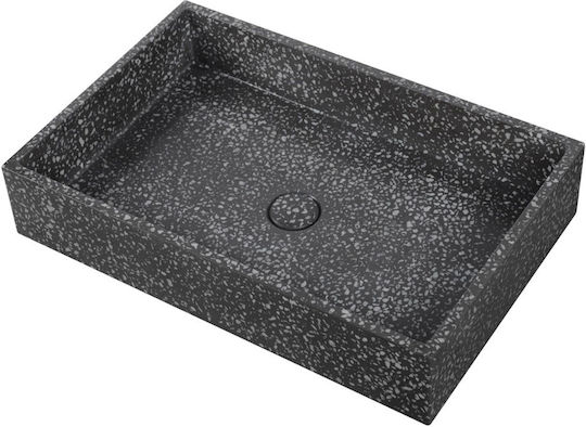 Karag Countertop Sink Stone 60x39x12cm Volcano