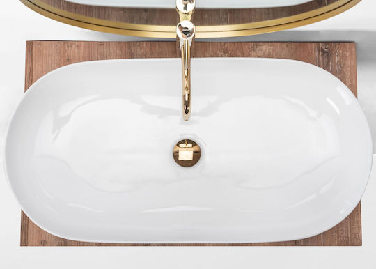 Rea Cleo Countertop Sink Ceramic 40x41cm White