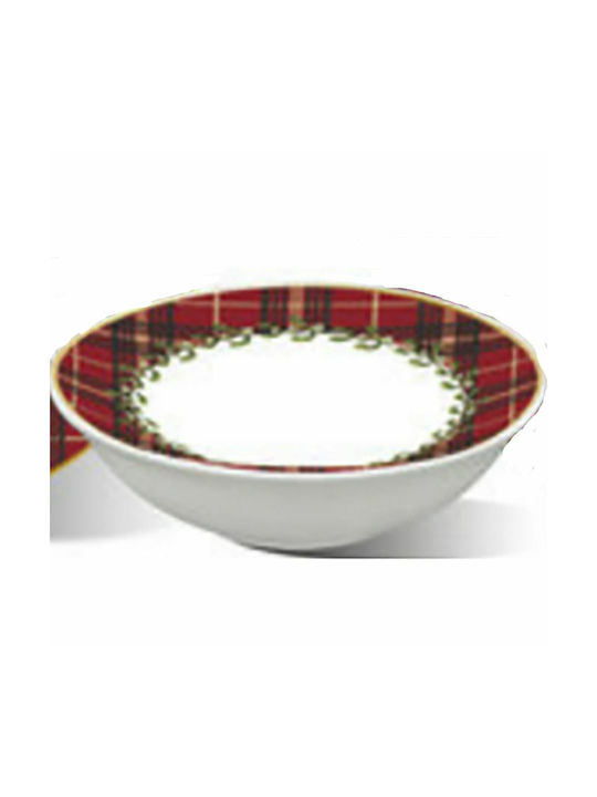 Iliadis Poinsettia Platter with Flowers & Branches 6 Pieces