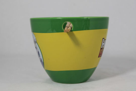 Just Funky Serving Bowl Round Ceramic