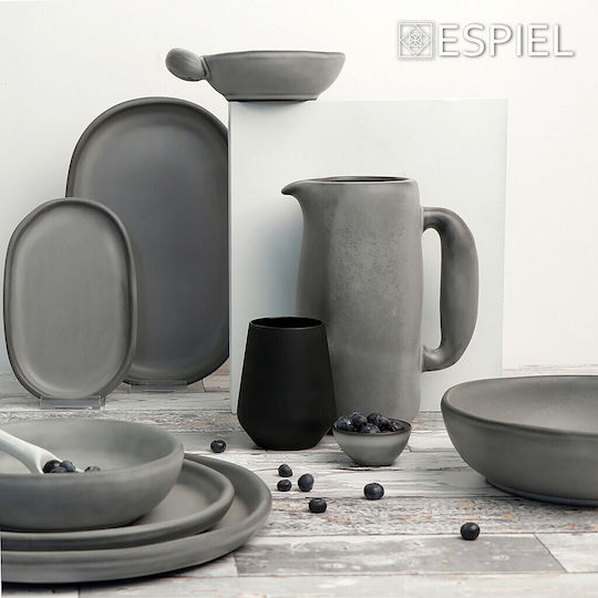 Espiel Canyon Dip-Schüssel Rund Keramik Gray mit Durchmesser 6.5cm
