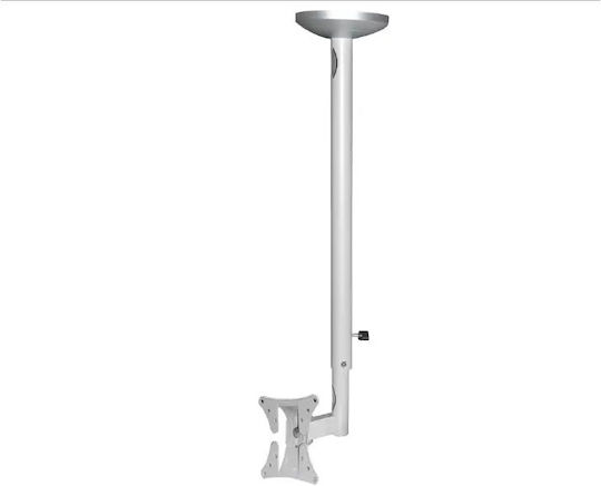 Newstar FPMA-C050Silver FPMA-C050SILVER Suport TV tavan cu braț până la 30" și 20kg