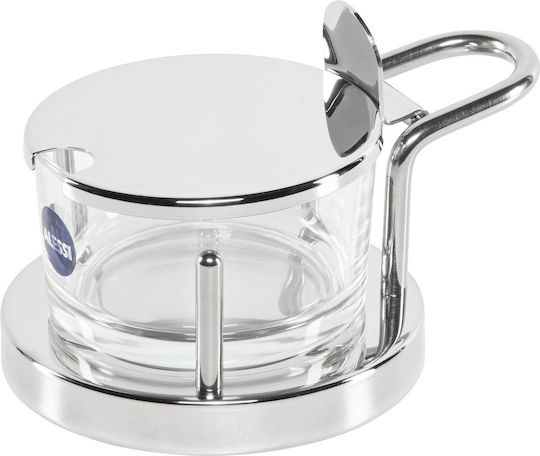 Alessi Vază Utilizare Generală Cu Capac Din Oțel Inoxidabil Gri 200ml