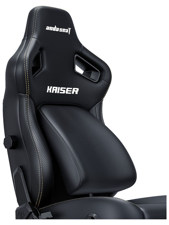 Anda Seat Kaiser 4 XL Artificial Leather Gaming Chair with Adjustable Arms Elegant Black