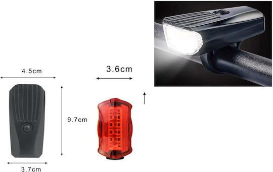 Fahrradlicht-Set Cd-93 36756