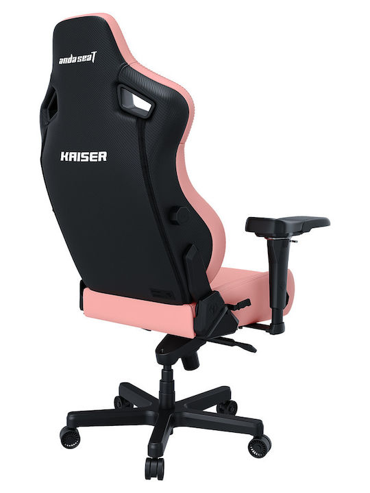 Anda Seat Kaiser 4 XL Καρέκλα Gaming Δερματίνης με Ρυθμιζόμενα Μπράτσα Creamy Pink