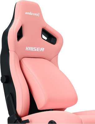 Anda Seat Kaiser 4 XL Artificial Leather Gaming Chair with Adjustable Arms Creamy Pink