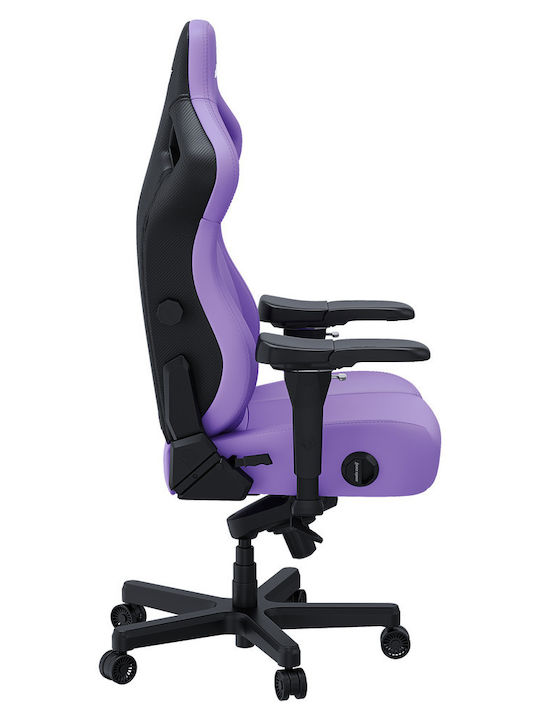 Anda Seat Kaiser 4 XL Καρέκλα Gaming Δερματίνης με Ρυθμιζόμενα Μπράτσα Μωβ
